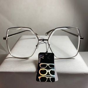 Classic Vintage Retro Style Clear Lens